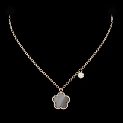 ketting Fiore Di Mamma Parelmoer Grijs